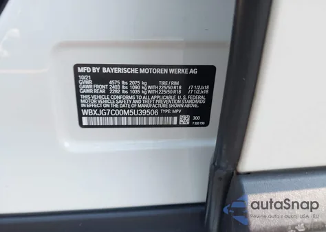 2021 BMW X1 Sdrive28I from USA, damaged, VIN WBXJG7C00M5U39506